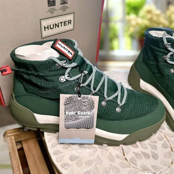 Hunter Travel Explorer Boot Thicket Green Waterproof Hiking Outdoor Men’s 11 EU main image 5